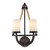 Natural Rope 2 Light Sconce In Aged Bronze