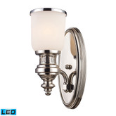 Chadwick 1-Light Sconce In Polished Nickel - LED
