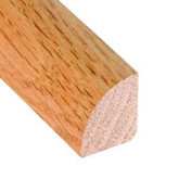 78 Inches Quarter Round Matches Natural Red Oak Flooring