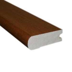 78 Inches Hand Scraped Flush Mount Stair Nose-Matches Spice Maple Solid Flooring