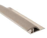 7/8 Inch E-Cap With Pinless Channel - 6 Feet  -Silver Grey