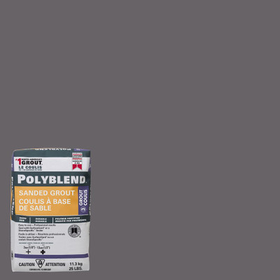 #19 Pewter - Polyblend Sanded Grout - 25lb