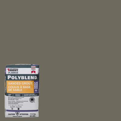 #335 Winter Gray - Polyblend Sanded Grout - 25lb