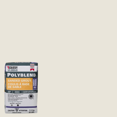 #11 Snow White - Polyblend Sanded Grout - 25lb
