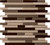 Bandalier 12 in. x 12 in. x 6 mm Glass Stone Mesh-Mounted Mosaic Tile