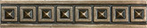 1.25 Inchx6 Inch Cast Bronze Metal Palladian Border
