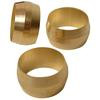 Brass compression Sleeve Less Insert (1/4 Inches)