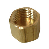 Brass Compression Cap less insert (5/8 Inches)