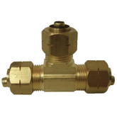 Brass Compression Cap less insert (3/8 Inches)