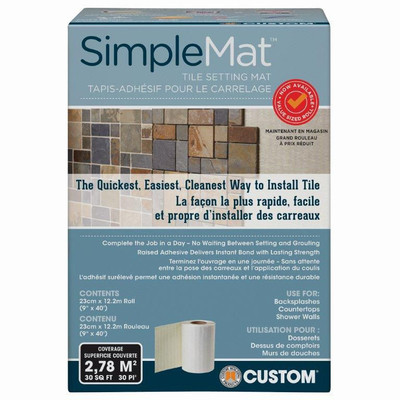 SimpleMat Tile Setting Mat Contractor Roll 30 Sq. Feet