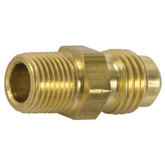 Brass Flare to Male Pipe Half Union (3/8 x 1/4)
