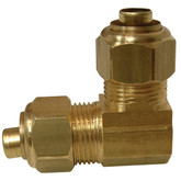 Tube to Tube Elbow with Brass Insert (1/4)