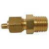 Tube to Male Pipe Connector with Brass Insert (7/8 x 3/4)