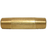 Yellow Brass 1/4 Inches Pipe Nipple Close