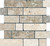 Chiaro / Noce Random Brick Tumbled Mosaics