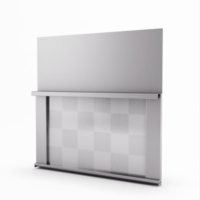 Omega Real Stainless Steel Backsplash 30 Inches
