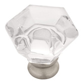 1-1/4 in. Acrylic Faceted Knob
