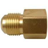 Brass Flare to Female Pipe Coupling (3/8 x 1/4)