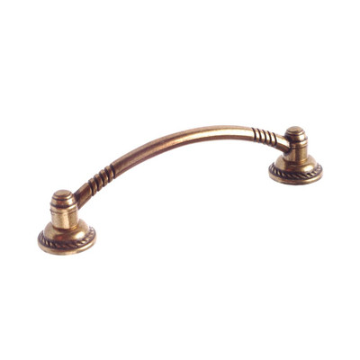 Classic Metal Pull - Burnished Brass - 96 Mm C. To C.