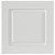 Thermo Drawer front Lausanne 15 x 15 White