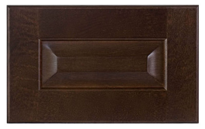 Wood Drawer front Naples 11 7/8 x 7 1/2 Choco