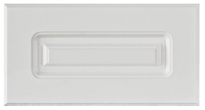 Thermo Drawer front Lausanne 15 x 7 1/2 White