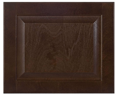 Wood Drawer front Naples 17 3/4 x 15 Choco