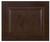 Wood Drawer front Naples 17 3/4 x 15 Choco