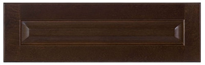 Wood Drawer front Naples 23 3/4 x 7 1/2 Choco