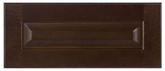 Wood Drawer front Naples 17 3/4 x 7 1/2 Choco