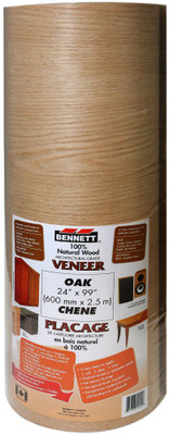 Sheet Veneer 24 Inch x 99 Inch Oak