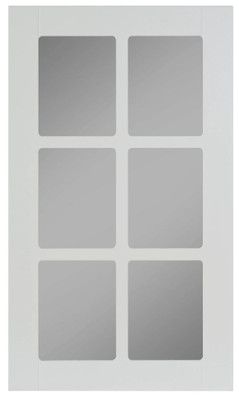 Thermo Glass Door Odessa 17 3/4 x 30 1/8 White