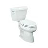 Highline Comfort Height The Complete Solution Two Piece 1.28 gal Elongated Toilet in White