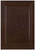 Wood Door Naples 20 3/4 x 30 1/8 Choco