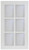Thermo Glass Door Lausanne 16 1/2 x 30 1/8 White