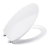 Brevia(TM) Elongated Toilet Seat in White