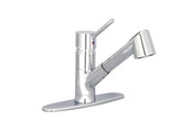 Single Lever Pull-Out Kitchen Faucet - Chrome