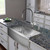 Stainless Steel All in One Farmhouse Kitchen Sink and Faucet Set 30 Inch