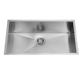 Stainless Steel Undermount 16 Gauge Single Bowl Kitchen Sink 16 gauge 30 Inch