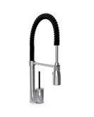 Single Lever Kitchen Faucet with 2-Function Spray - Chrome/Black