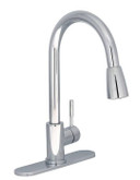 Maria Single Lever Pull-Down Kitchen Faucet - Chrome