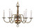 Providence 6 Light Antique Brass Incandescent Chandelier