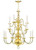 Providence 8 Light Bright Brass Incandescent Chandelier