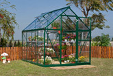 Deluxe Nature Series Greenhouse, Green - 6 Feet x 8 Feet