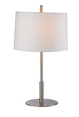 23 Inch Brushed Steel Accent Lamp