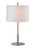 23 Inch Brushed Steel Accent Lamp