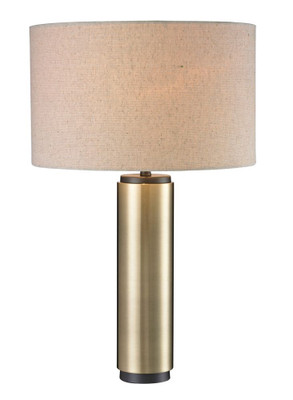 Antique Gold With Dark Bronze Accents Table Lamp