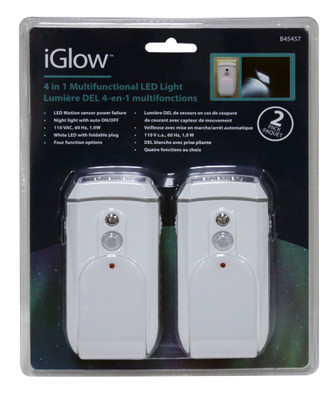 iGlow 2 Pack - 4 in 1 Multifunctional Light