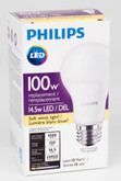 LED 14.5W = 100W A-Line (A19) Soft White Non-Dimmable (2700K) - Case of 4 Bulbs