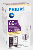 LED 8.5W = 60W A-Line (A19) Soft White Non-Dimmable (2700K)